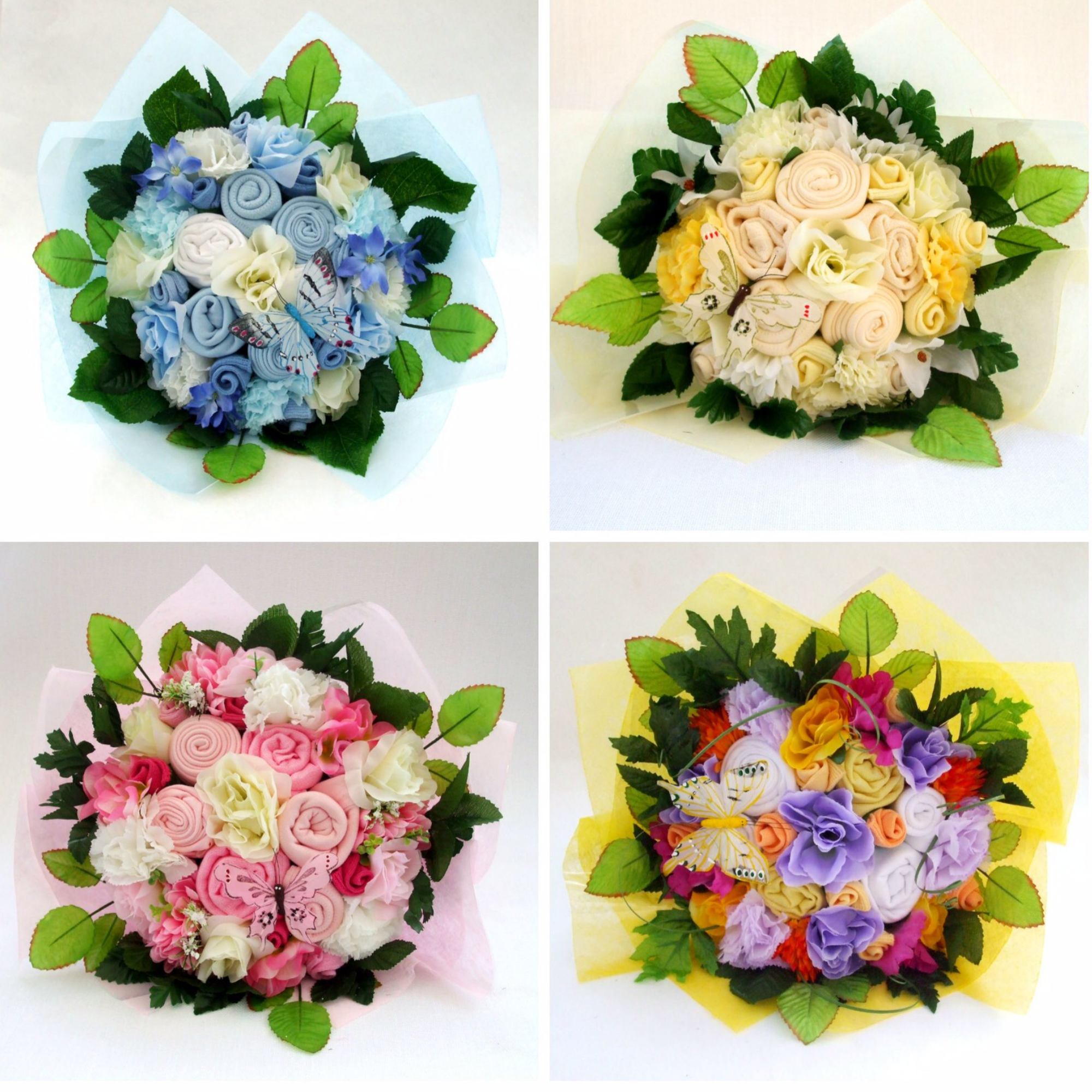 baby clothes bouquets